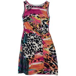Joseph Ribkoff Women’s Size 10 Mixed Animal Print Sleeveless Dress Colorful